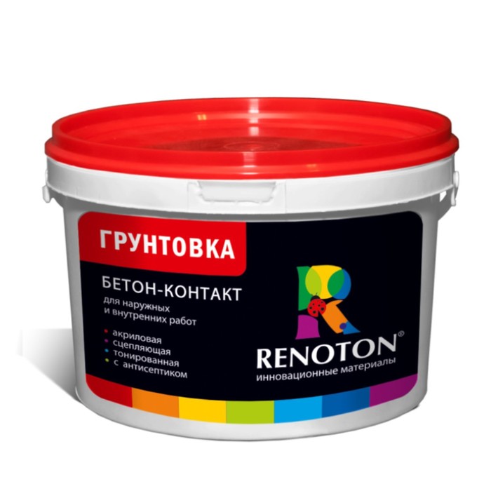 Грунтовка ВДАК «RENOTON» Бетон контакт, 25кг