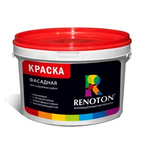 Краска фасадная ВДАК «RENOTON» белая, матовая 30кг
