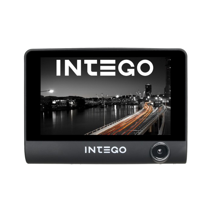 Видеорегистратор INTEGO VX-315 DUAL, три камеры, 3.9&quot;, обзор 140º, 1280х720