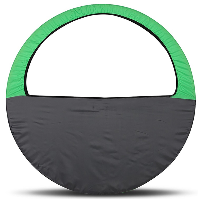 Чехол-сумка для обруча, диаметр 60-90 см, цвет салатно-серый