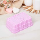 Мыльница шкатулка 13.3×9.7×4.8 см "Роза", прямоугольная, цвет МИКС Мыльница шкатулка 13.3×9.7×4.8 см "Роза", прямоугольная, цвет МИКС
