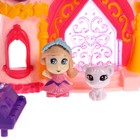 Castle for dolls, accessories, light and sound effects