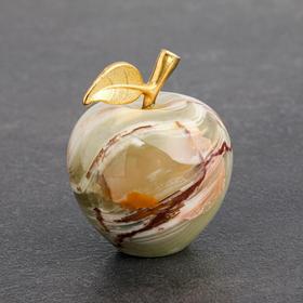 Сувенир «Яблоко», 5 см, оникс