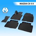 Коврики салона Rival для Mazda CX-5 II 5-дв. 2017-н.в., полиуретан, с крепежом, с перемычкой, 5 шт., 13803004 3539984 - фото 78319