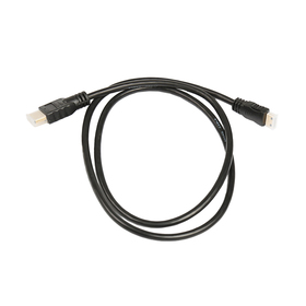 Кабель HDMI - Mini HDMI, чёрный, оплётка резина, 1 метр 2975612