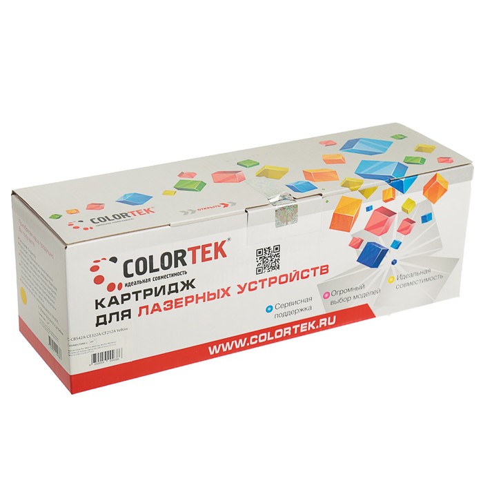 Картридж Colortek HP CB542A/CE322A, 1400 копий, желтый