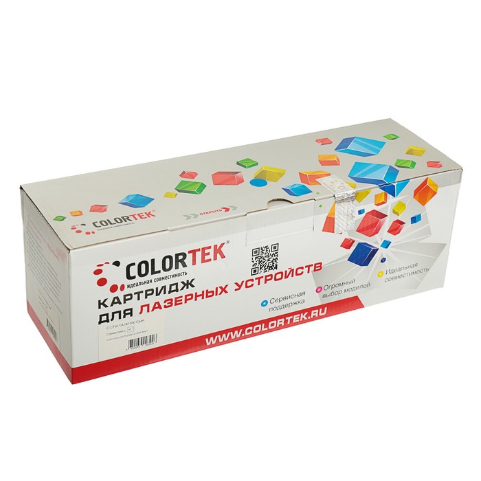 Картридж Colortek HP CF411A (410A), 2300 копий, голубой