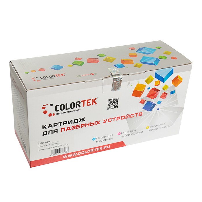 Картридж Colortek Lexmark 50F5X00 (505X), 10000 копий, черный