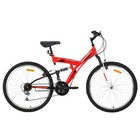 Велосипед 26" Mikado Explorer, 2018, цвет красный/белый, размер 18" Велосипед 26" Mikado Explorer, 2018, цвет красный/белый, размер 18"
