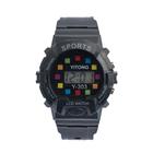Watches, clocks Pixel, electronic, silicone band mix
