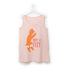 Майка удлиненная женская KAFTAN "Fox" пудра, р-р 46-48, 100% хлопок Майка удлиненная женская KAFTAN "Fox" пудра, р-р 46-48, 100% хлопок