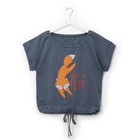 Футболка женская KAFTAN "Fox" джинс, р-р 46-48, 100% хлопок Футболка женская KAFTAN "Fox" джинс, р-р 46-48, 100% хлопок