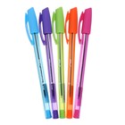 Ручка шариковая трехгранная Oil Gel Pen, узел 0.5, чернила синие на маслянной основе, микс Ручка шариковая трехгранная Oil Gel Pen, узел 0.5, чернила синие на маслянной основе, микс