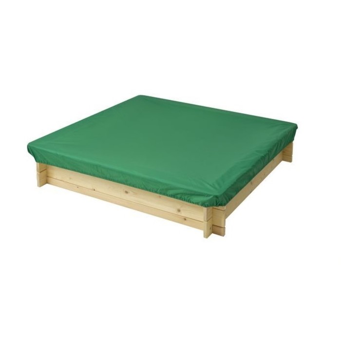 Защитный чехол для песочниц PAREMO, 120 х 120 х 30 см., цвет зелёный