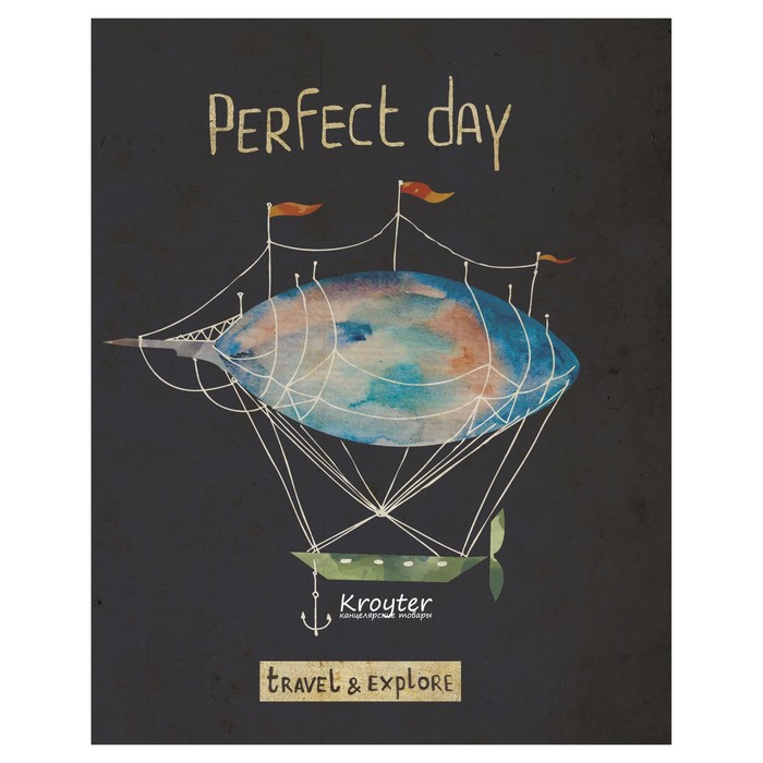 Тетрадь 48л кл А5 на скрепке Kroyter Mon Perfect day обл.картон