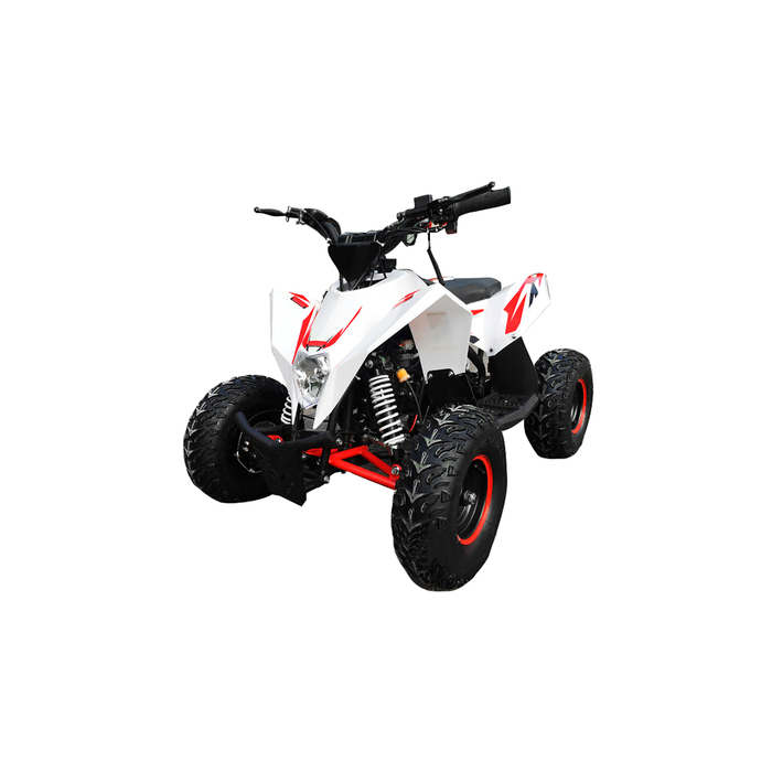 Детский квадроцикл бензиновый MOTAX GEKKON 70cc, бело-красный