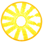 Кольцо препятствий эстафетное «Лучики», d 90 см, цвет жёлтый - фото 505396