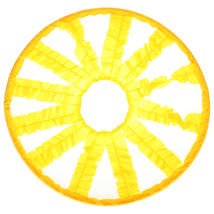 Кольцо препятствий эстафетное «Лучики», d 90 см, цвет жёлтый