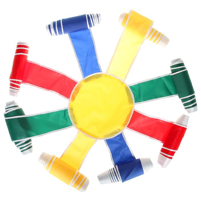 Спортивная игра «Солнышко», диаметр 5 м, цвета микс - фото 370303