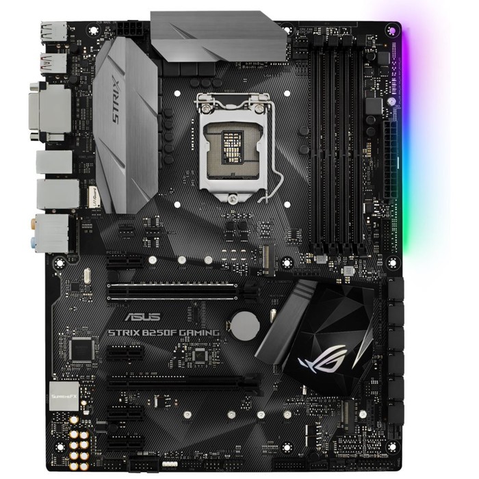 Материнская плата Asus STRIX B250F GAMING, Soc-1151, Intel B250, 4xDDR4, ATX, Ret