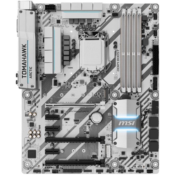 Материнская плата MSI Z270 TOMAHAWK ARCTIC, Soc-1151, Intel Z270, 4xDDR4, ATX, Ret