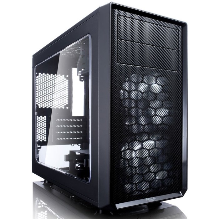 Корпус Fractal Design FOCUS G MINI Window, без БП, mATX, черный