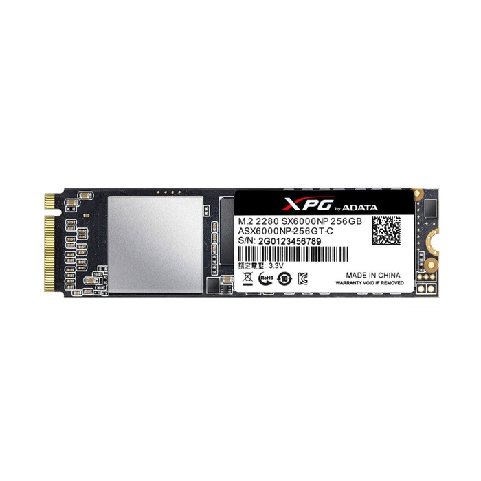 SSD накопитель A-Data XPG SX6000 256Gb (ASX6000NP-256GT-C) PCI-E x2