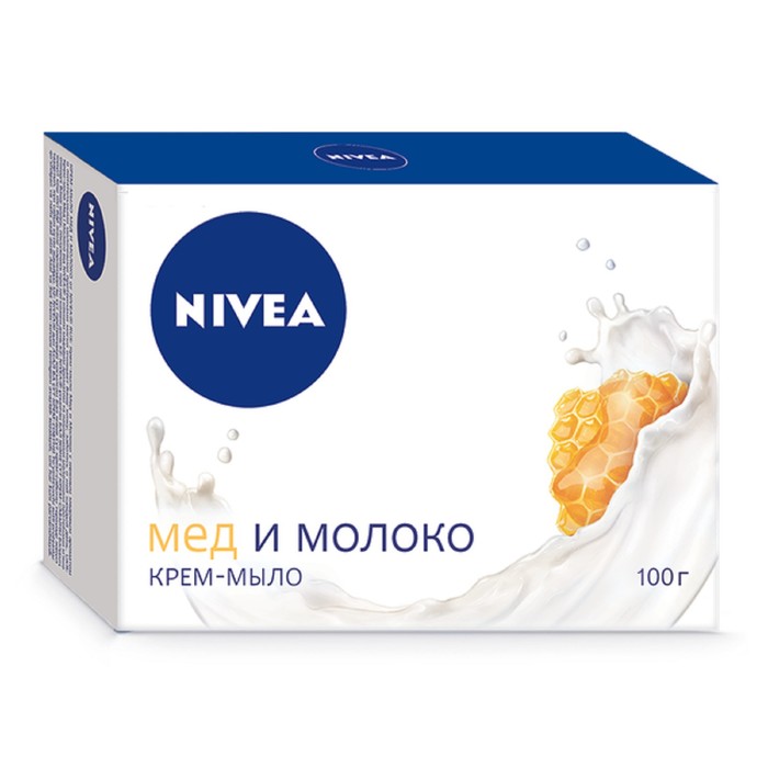 Крем-мыло Nivea Мед и Молоко, 100 мл