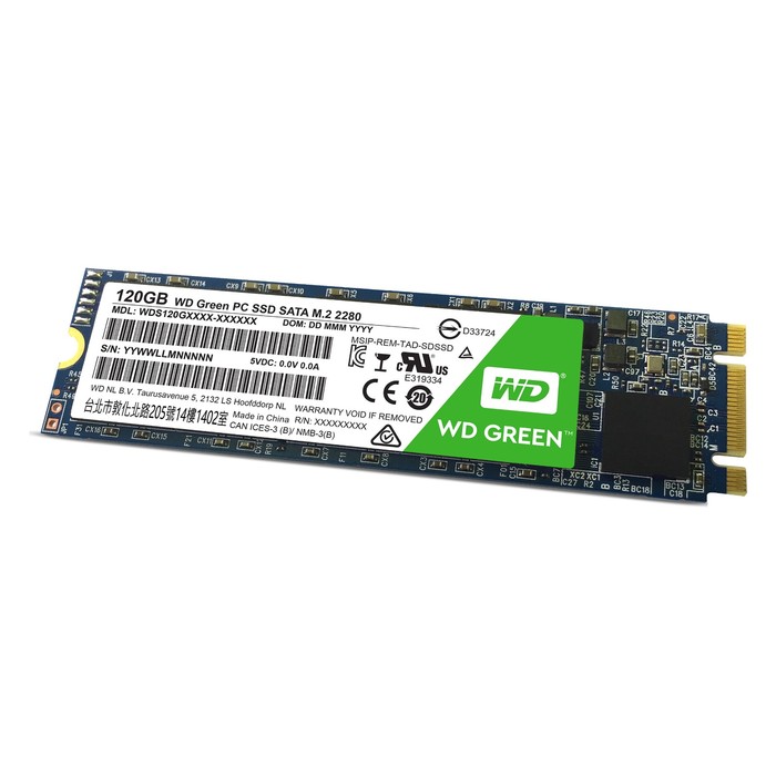 SSD накопитель WD Green 120Gb (WDS120G1G0B) SATA-III