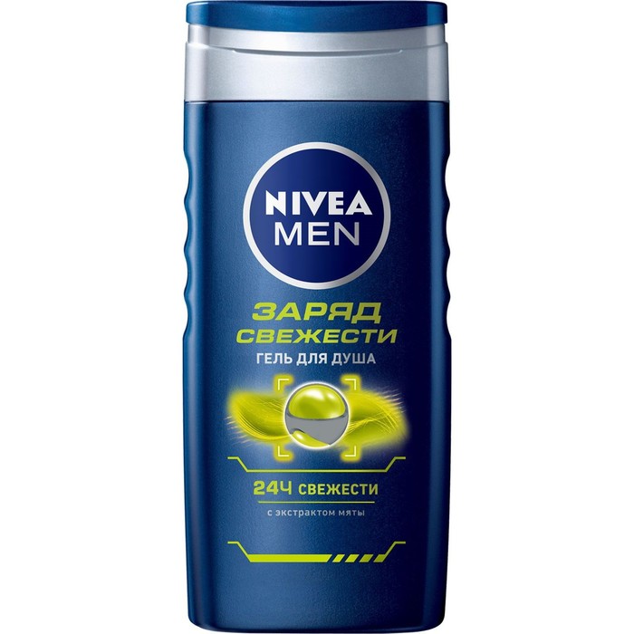 Гель для душа Nivea for men Заряд свежести, 250 мл