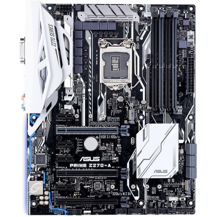 Материнская плата Asus PRIME Z270-A, Soc-1151, Intel Z270, 4xDDR4, ATX, Ret