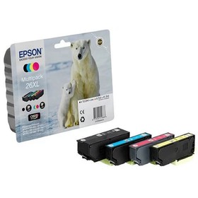 Картридж струйный Epson C13T26364010 черный/голубой/желтый/пурпурный набор карт. для Epson XP-600/60