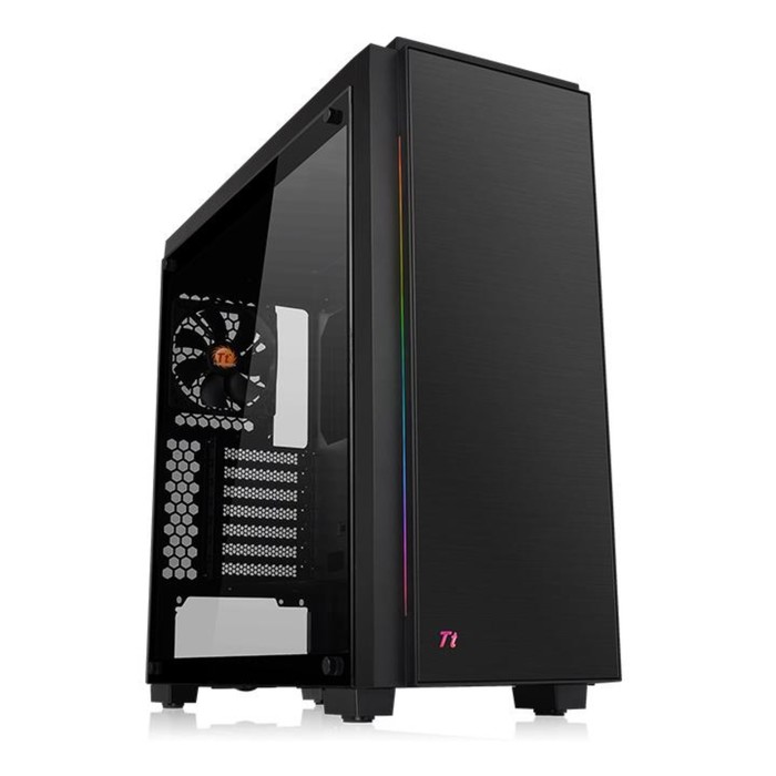 Корпус Thermaltake Versa C23 TG RGB, без БП, ATX, черный