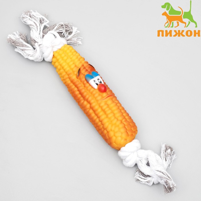 Игрушка на канате &quot;Кукуруза&quot;, 30 см (кукуруза 14 см)