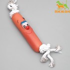 Игрушка на канате "Сосиска", 30 см (сосиска 14 см) Игрушка на канате "Сосиска", 30 см (сосиска 14 см)
