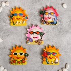 Magnet Polyresin "Sun holiday" MIX 7x7 cm Magnet Polyresin "Sun holiday" MIX 7x7 cm