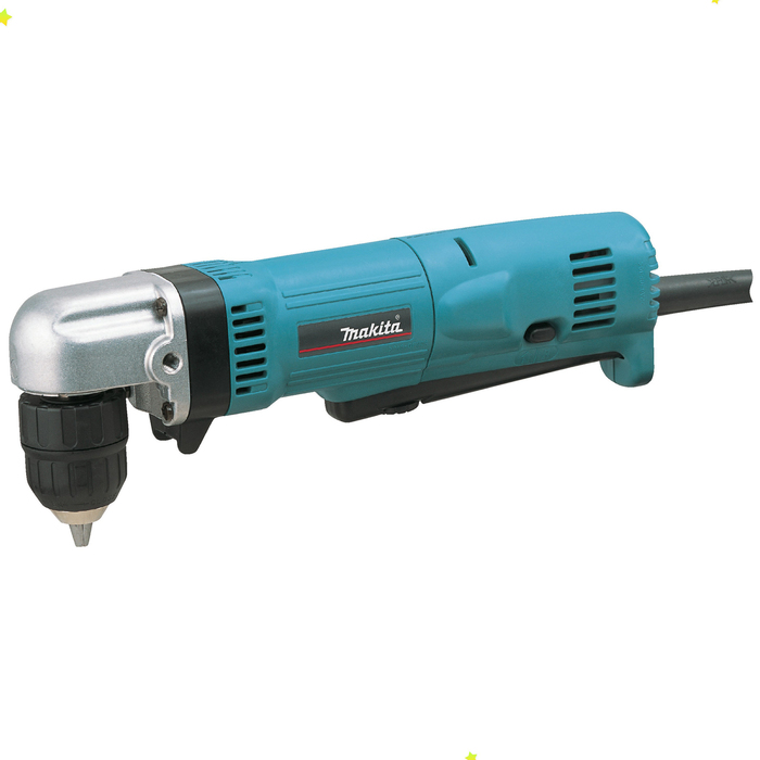 Дрель угловая Makita DA 3011 F, 450 Вт, 2400 об/мин, БЗП 10 мм, реверс