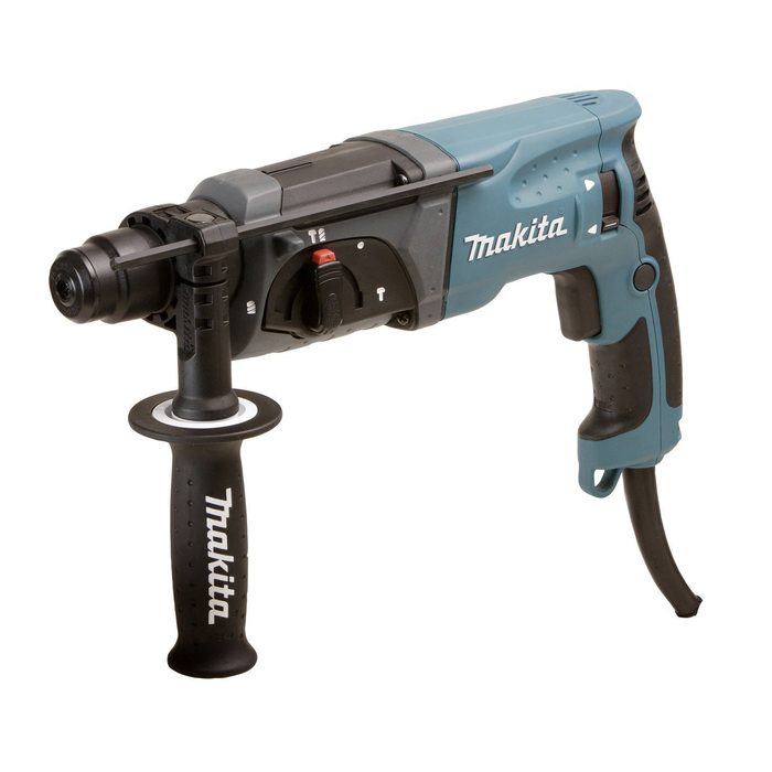 Перфоратор Makita HR 2470 X15, SDS+, 780Вт, 2.7 Дж,0-4500 уд/мин, набор буров 5 шт, кейс