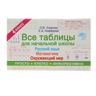 Все таблицы для начальной школы 4 класс: русский язык, математика, окружающий мир. Узорова О. В., Нефёдова Е. А.