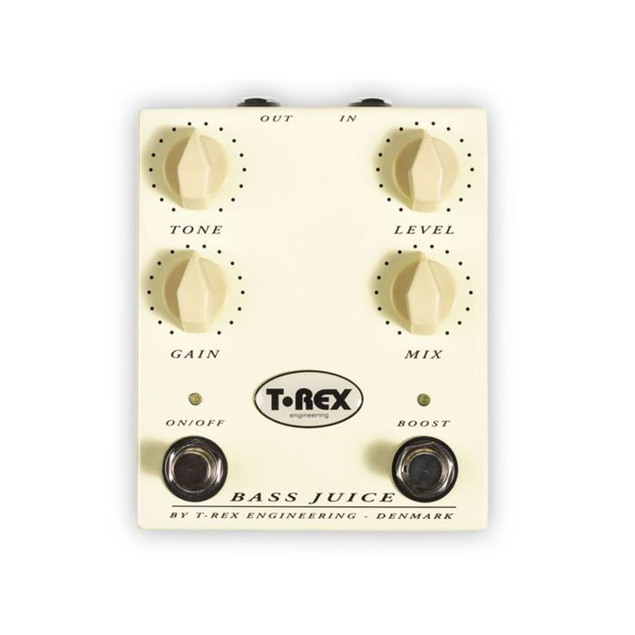 Педаль эффектов T-REX Bass Juice Distortion для бас гитары (Level, Gain, Tone)