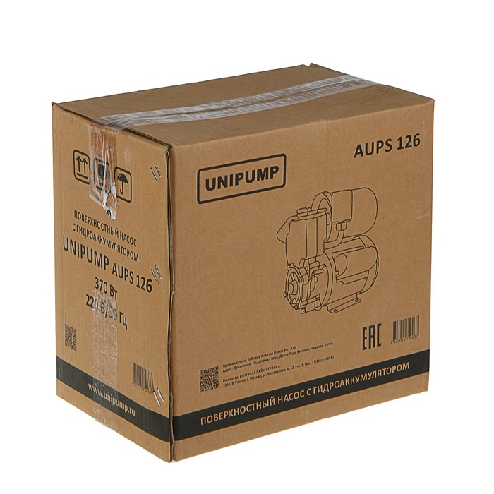 Unipump aups 126. Насосная станция UNIPUMP AUPS 126. Насосная станция UNIPUMP AUPS 126 (Г/А-2л). Упаковка насосная станция UNIPUMP. Коробочный насос.