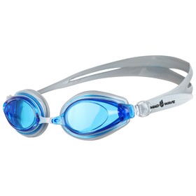 Очки для плавания Techno II, M0428 04 0 04W, серебряный/синий