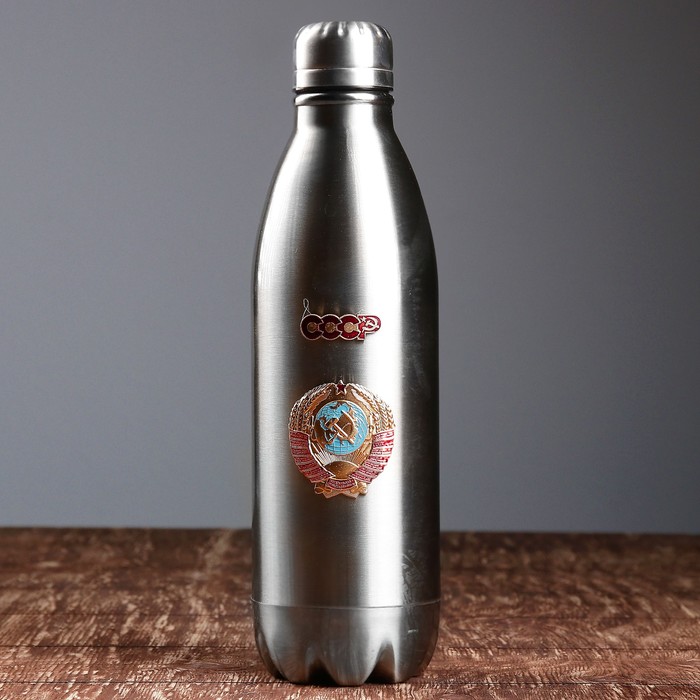 Термос 750 мл, бутылка, с узким горлом СССР