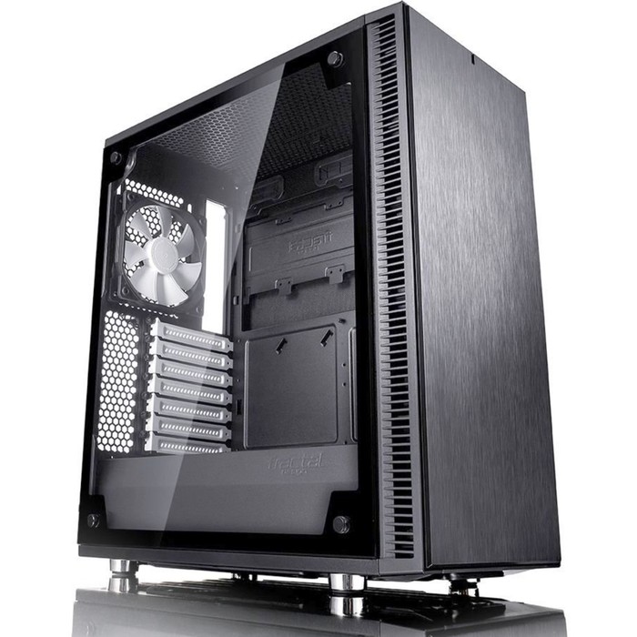 Корпус Fractal Design Define C TG, без БП, ATX, черный