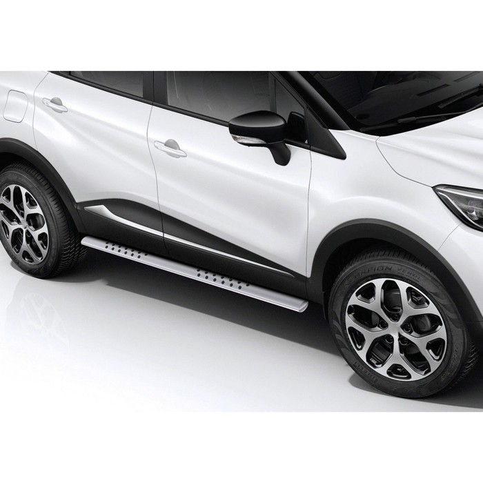 Пороги с проступью Renault Kaptur, d75хd42 овал, 2 шт. R.4704.004