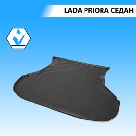 Коврик багажника RIVAL, Lada Priora 2007-2018, 16004002 2607444