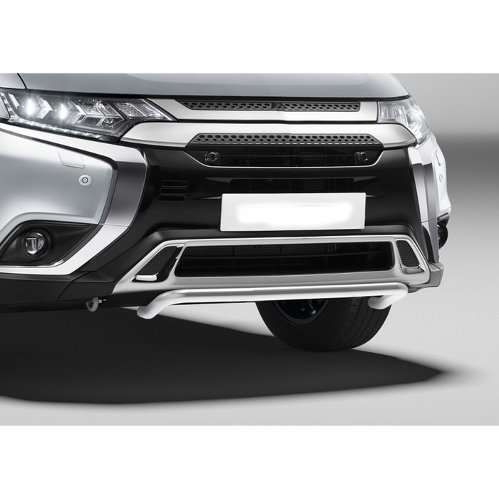 Защита переднего бампера Mitsubishi Outlander 2015-, d42 волна короткая