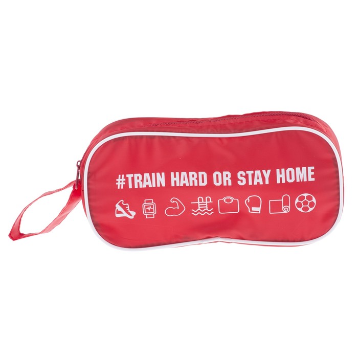 Косметичка для спорта Train Hard, красная