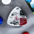 Magnet triangle "Ural. The map and the Europe-Asia", ceramic, decal Magnet triangle "Ural. The map and the Europe-Asia", ceramic, decal