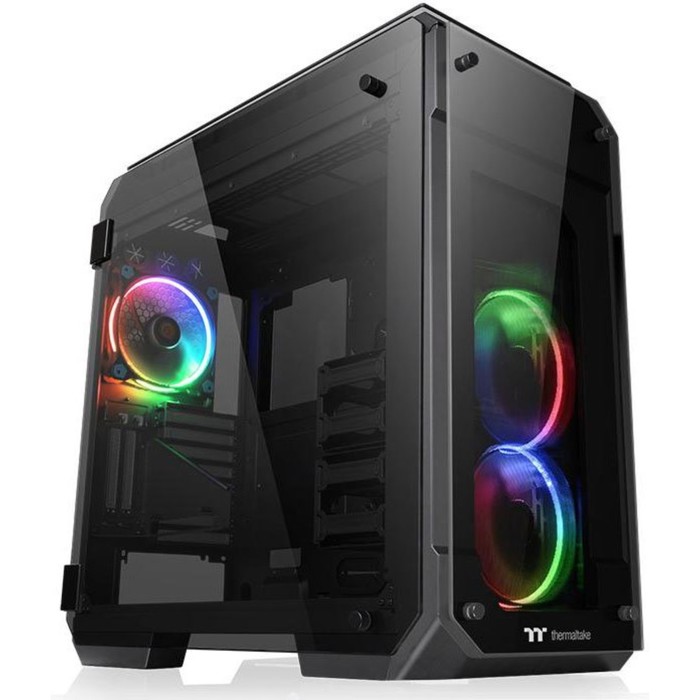 Корпус Thermaltake View 71 TG RGB, без БП, ATX, черный